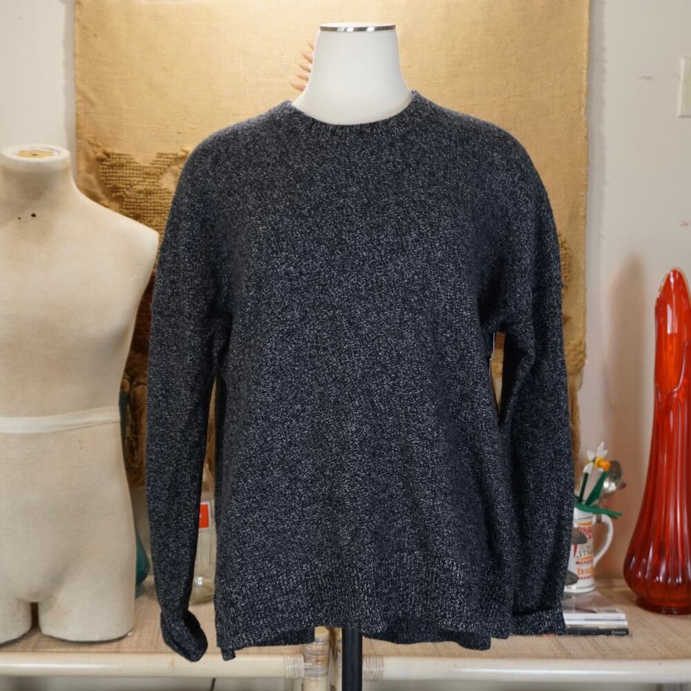 Athleta Perspective grey cashmere wool sweater